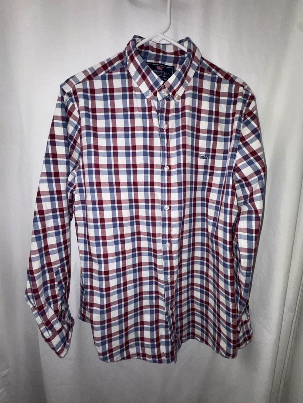 Vineyard Vines Slim Fit Whale Shirt Plaid Button Down